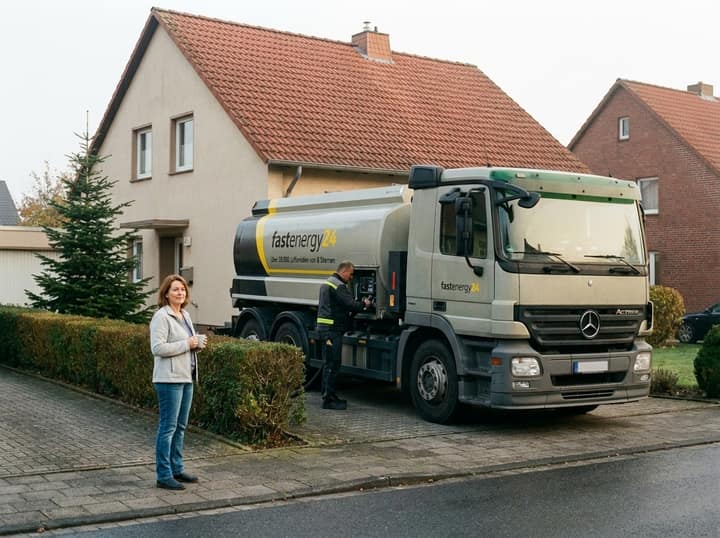 Heizöl-Lieferung in NRW-Vorort — fastenergy24